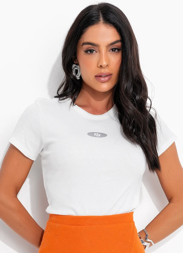 Colcci - Camiseta Off White