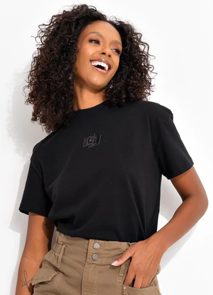 Colcci - Camiseta Preto - COLCCI