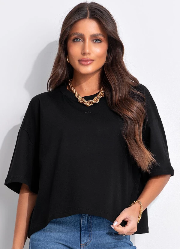 Colcci - Camiseta Preto