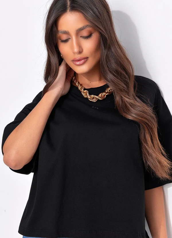 Colcci - Camiseta Preto 6