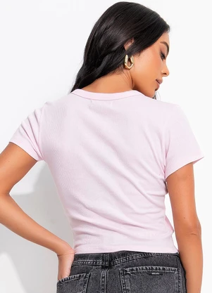 Colcci - Camiseta Rosa - COLCCI