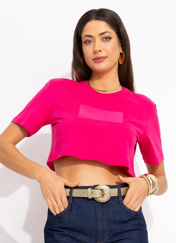 Colcci - Camiseta Rosa 2