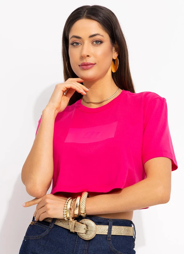 Colcci - Camiseta Rosa 4