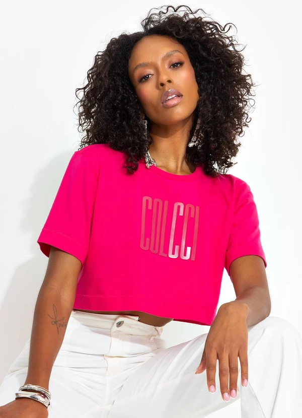 Colcci Camiseta Rosa