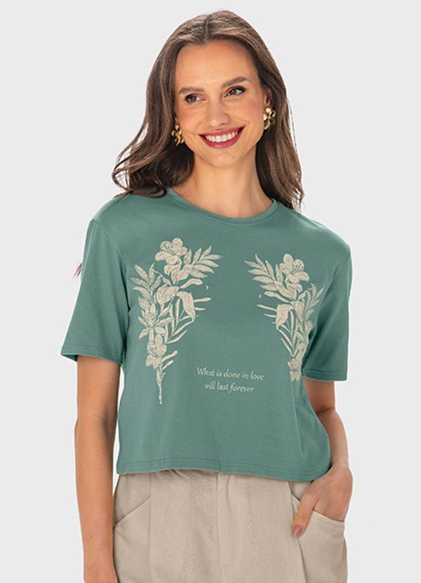 Malwee - Camiseta Verde What Is Done In Love Will 1