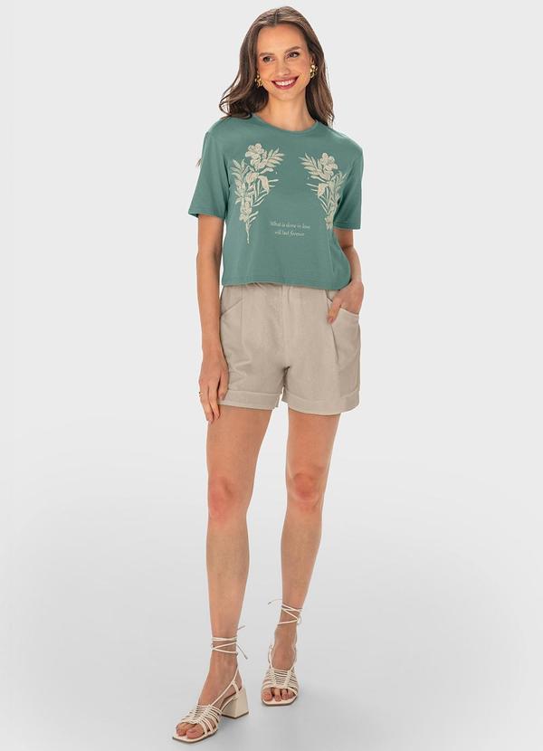 Malwee - Camiseta Verde What Is Done In Love Will 2