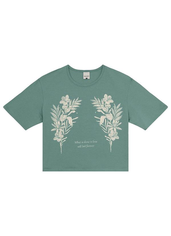 Malwee - Camiseta Verde What Is Done In Love Will 3