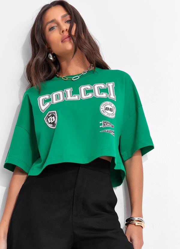 Colcci - Camiseta Verde 8