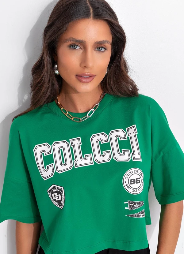 Colcci - Camiseta Verde 10