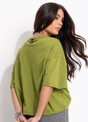 Colcci - Camiseta Verde - COLCCI