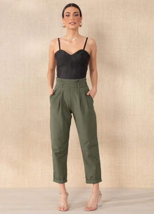 Quintess - Corset Preto com Alças Reguláveis 7