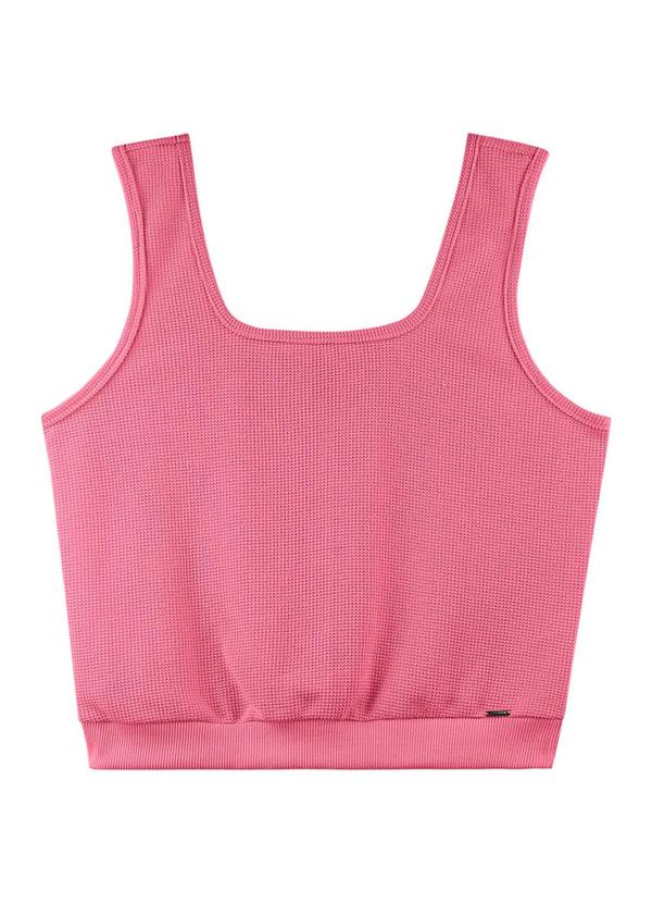 Rezzato - Cropped Alças Largas Adulto Feminino Rosa