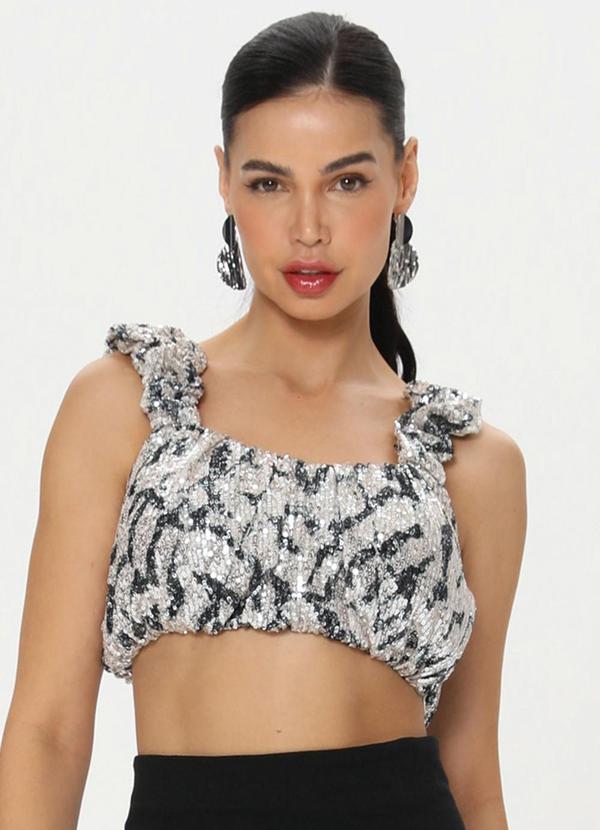Gatabakana - Cropped Animal Skins Bege