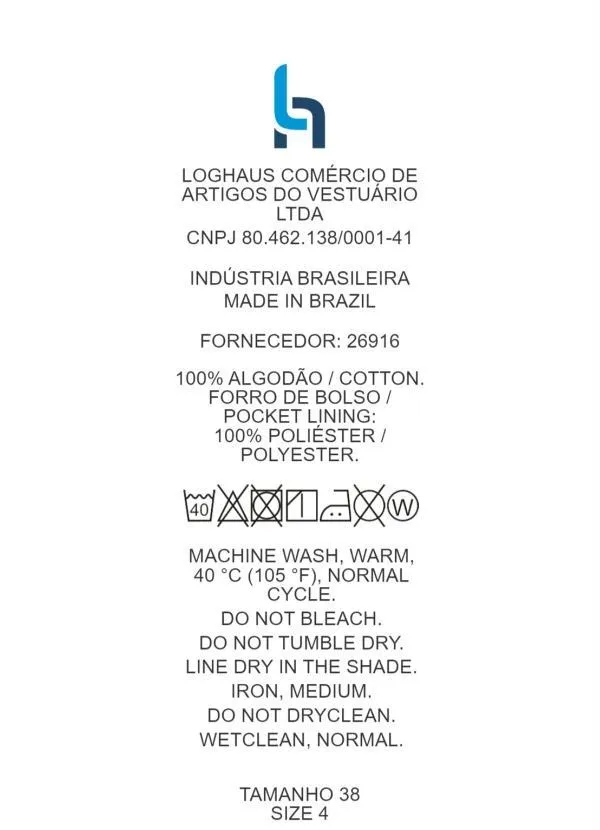 Quintess - Cropped Azul com Alças Trançadas 8