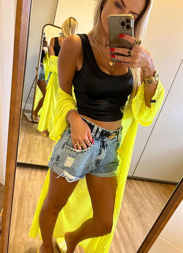 Amo Brand - Cropped Barbie Preto 2