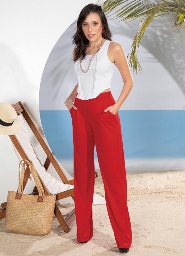 Moda Pop - Cropped Branca Regata e Recortes 6