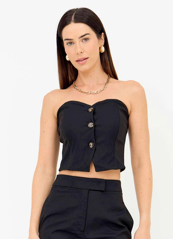 Ritmi Studio - Cropped com Botões