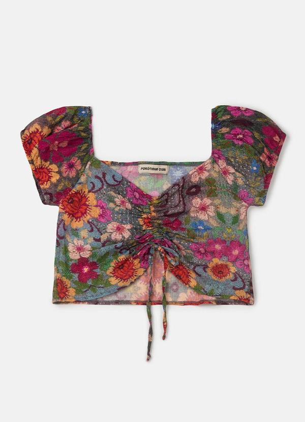 Choyee - Cropped com Túnel Centralizado Verde 5