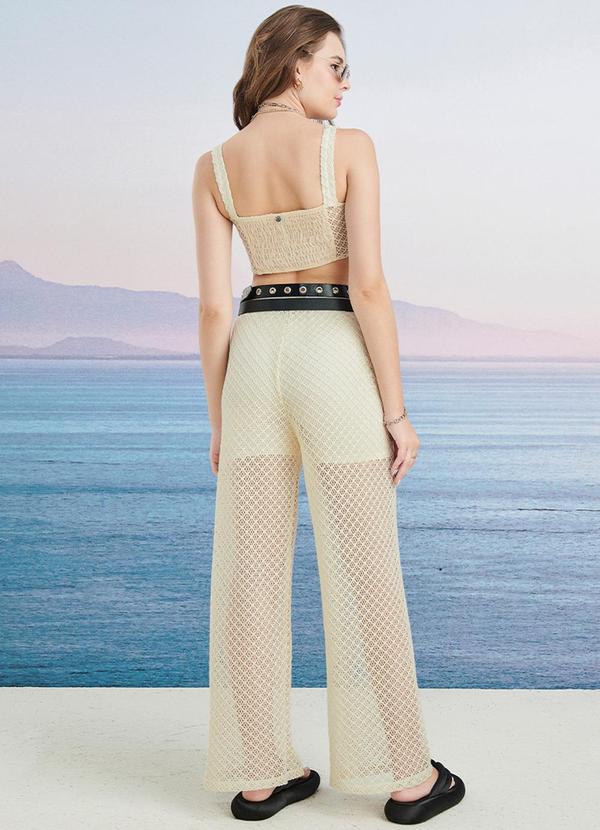 Authoria - Cropped Corset de Tricot Creme 4