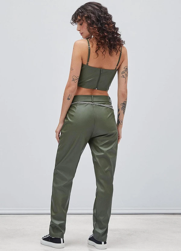 Authoria - Cropped Corset Verde Verde 4