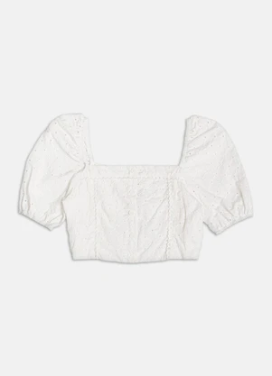 Authoria - Cropped de Laise  Off White - AUTHORIA