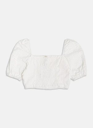 Authoria - Cropped de Laise  Off White - AUTHORIA