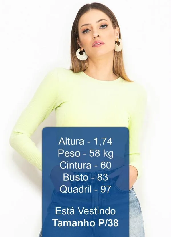 Colcci - Cropped de Malha Canelada Verde 5