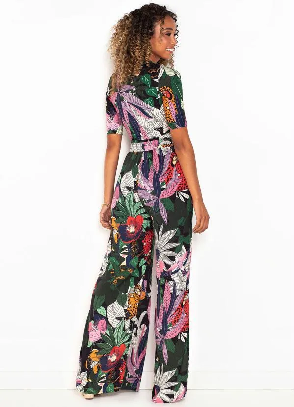 Colcci - Cropped de Malha Estampado Preto 4