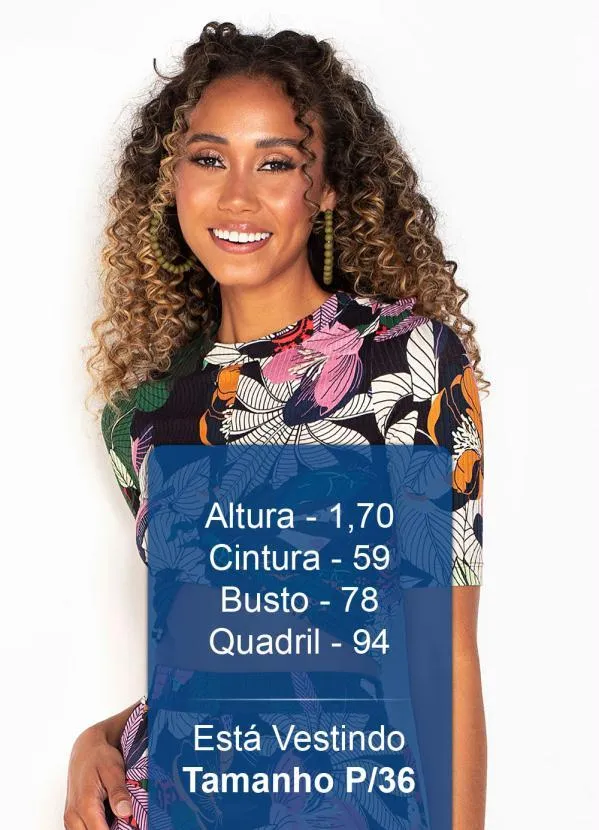 Colcci - Cropped de Malha Estampado Preto 5