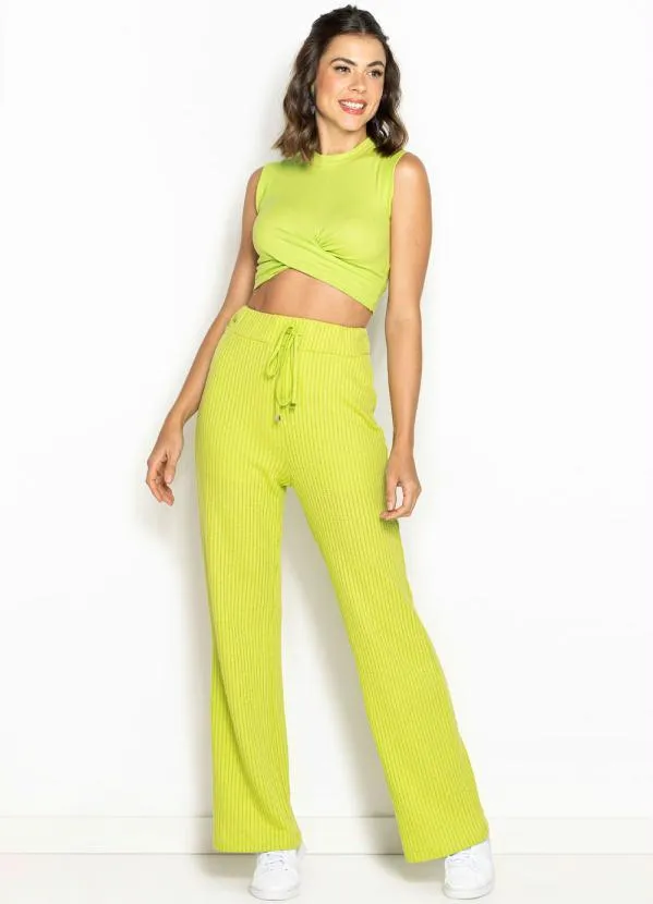 Colcci - Cropped de Malha Verde 3