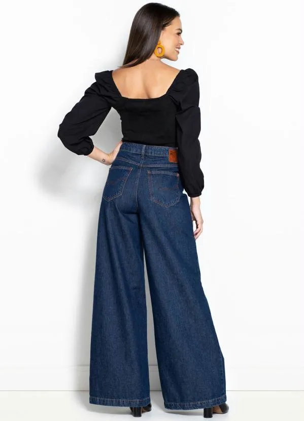 Forum - Cropped de Suede Preto 4