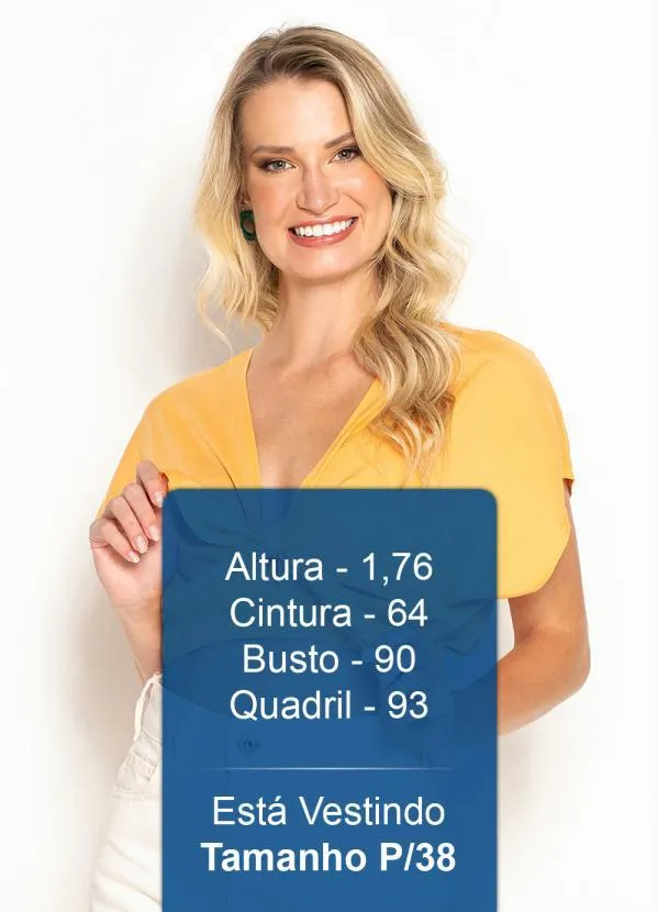 Colcci - Cropped de Viscose Laranja 5