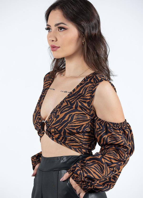 Misiss - Cropped Dina Marrom