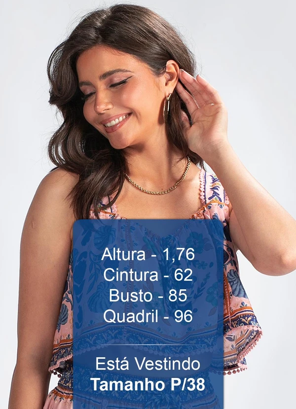 Farm - Cropped em Viscose Mare Rosa 5