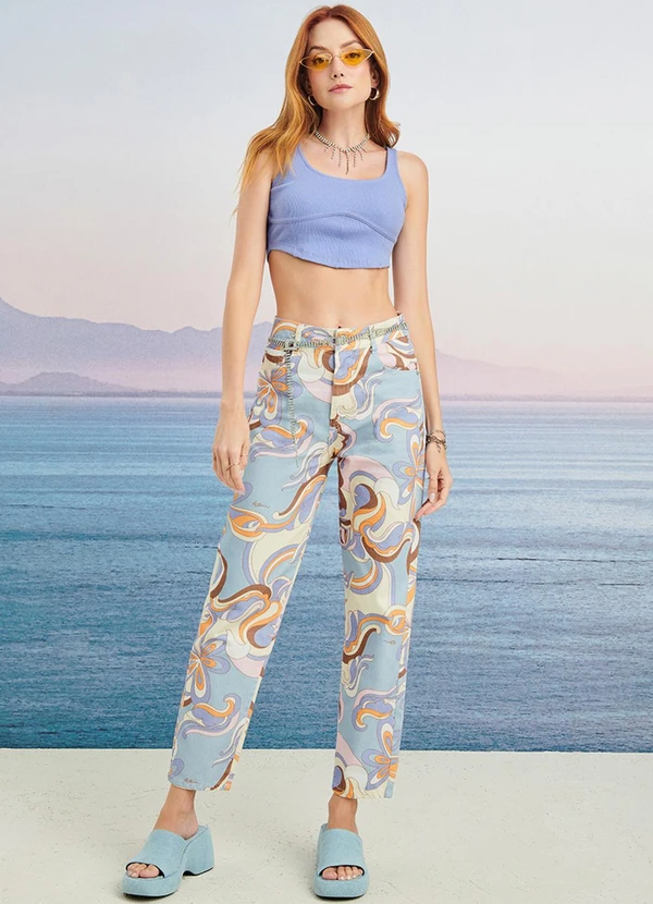 Authoria - Cropped Essential Corset Azul 3