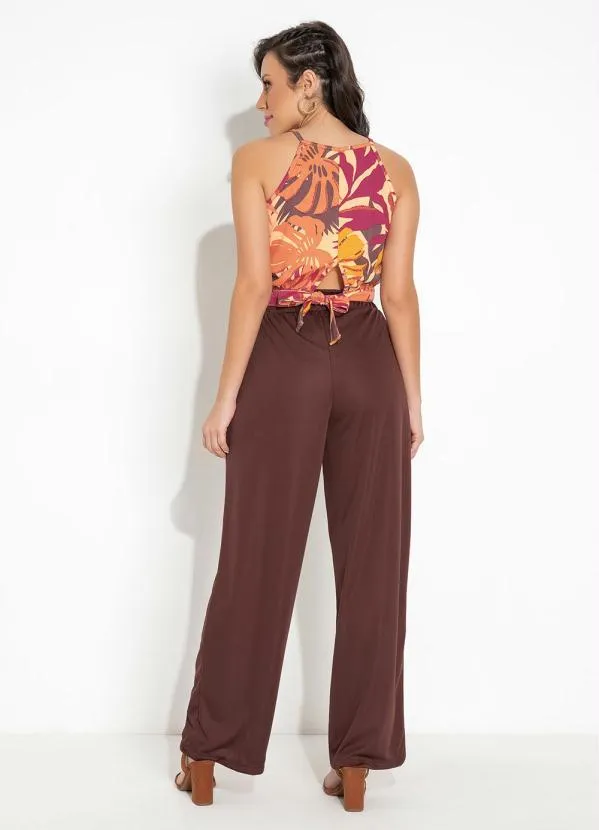 Moda Pop - Cropped Folhagem em Alças com Transpasse 6