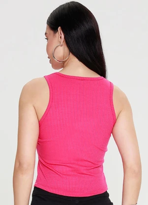 Outlet - Cropped Gata Jeans Rosa - OUTLET