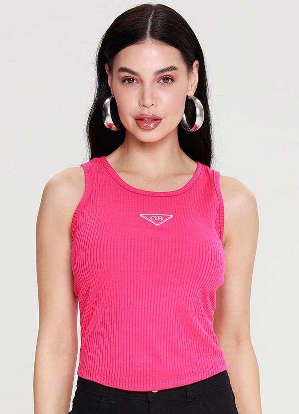 Outlet - Cropped Gata Jeans Rosa