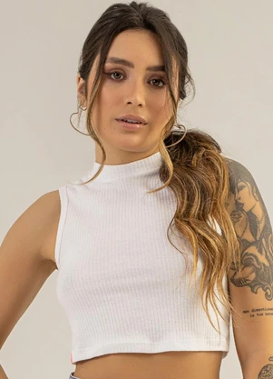 The Philippines - Cropped Gola Alta Adultos Branco - THE PHILIPPINES