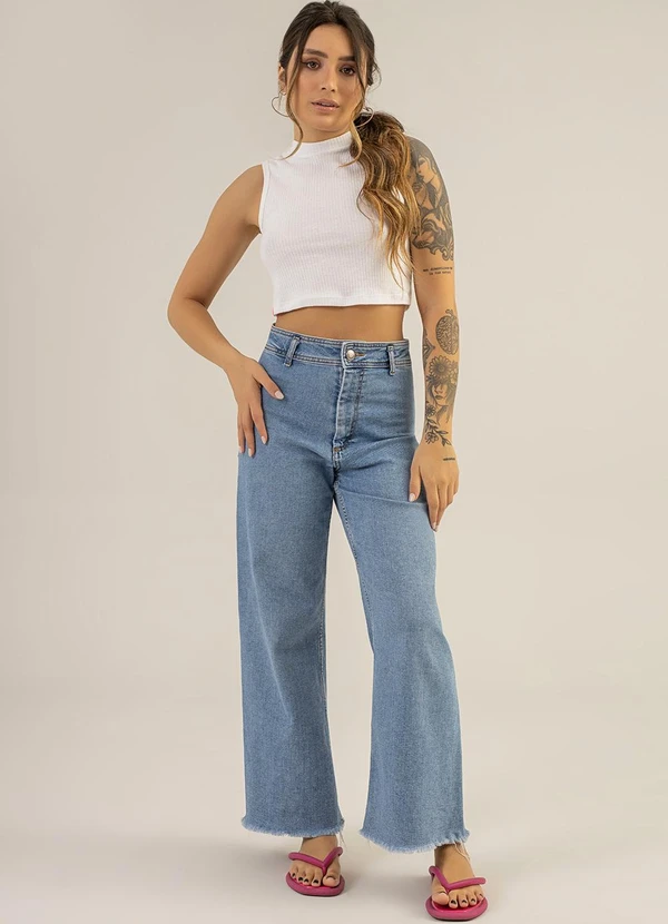 The Philippines - Cropped Gola Alta Adultos Branco 3