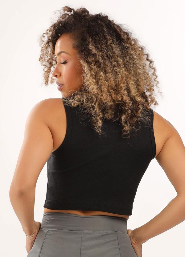 The Philippines - Cropped Gola Alta Adultos Preto 2