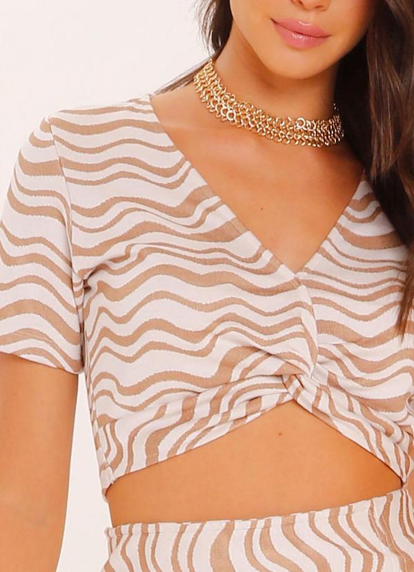 Gatabakana - Cropped Jacquard Branco 5