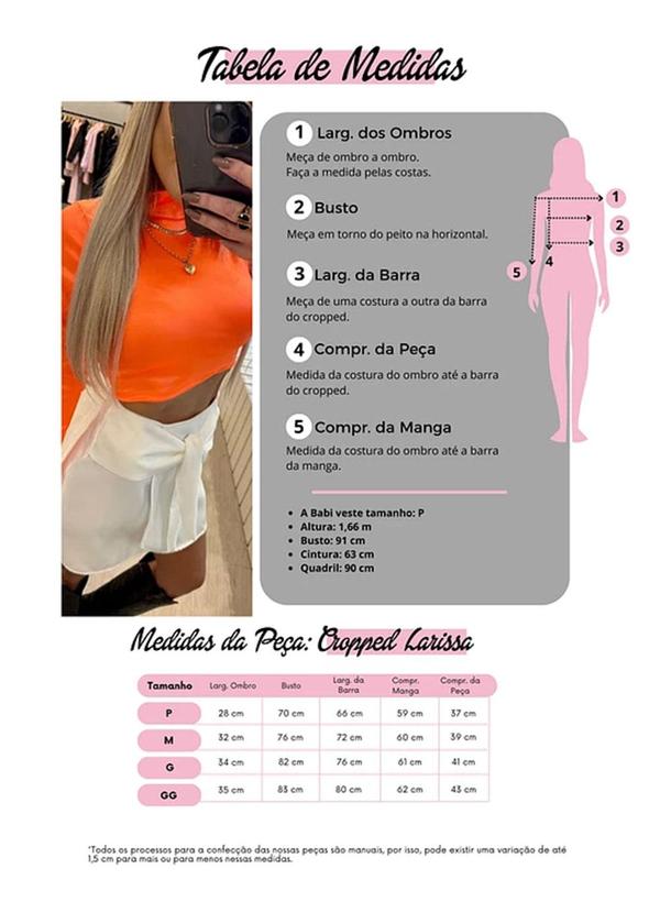 Amo Brand - Cropped Larissa Laranja 4