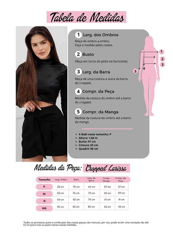 Amo Brand - Cropped Larissa Preto 4