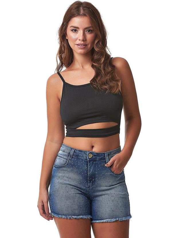 E-blossom - Cropped Mabel Preto 3
