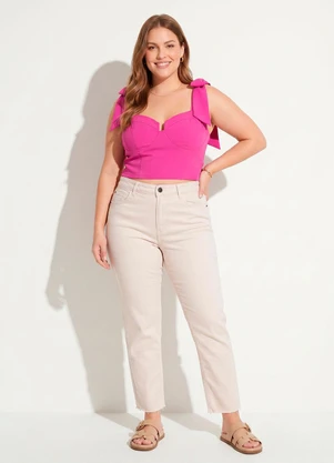 Quintess - Cropped Pink com Alças para Amarrar - QUINTESS