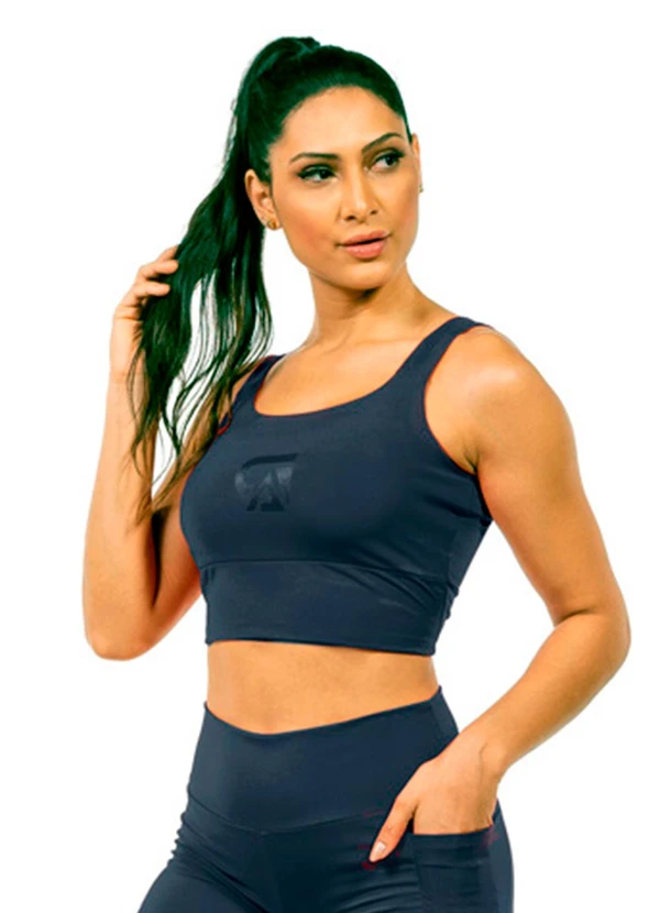 Cobertura - Cropped Power Feminino Cinza