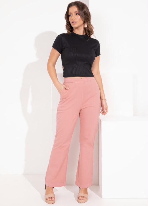 Outlet - Cropped Preto com Abertura nas Costas 3