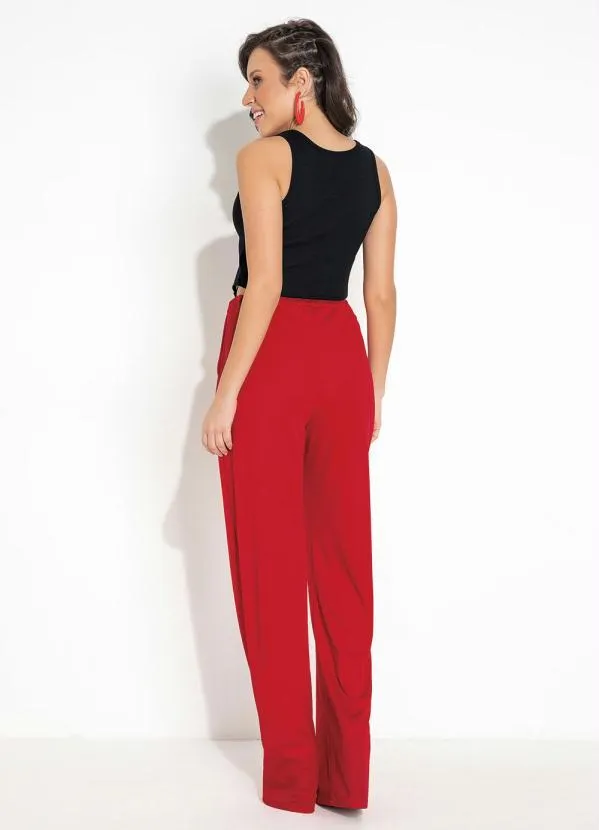 Moda Pop - Cropped Preto Regata e Recortes 4