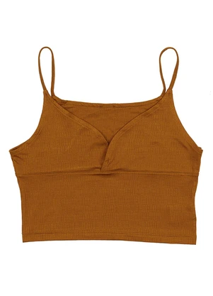 Soft Bonni - Cropped Teen Feminino Marrom - SOFT BONNI